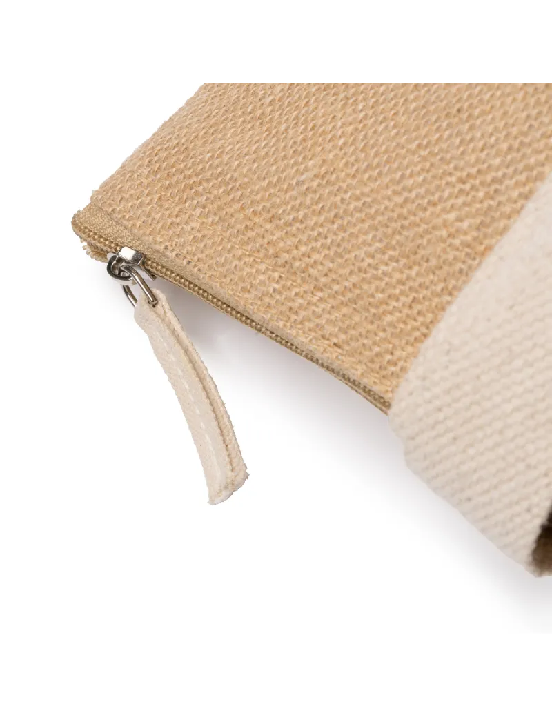 Bolsa nevera MOREA de algodón y yute con interior isotérmico personalizado de Stamina imagen 3