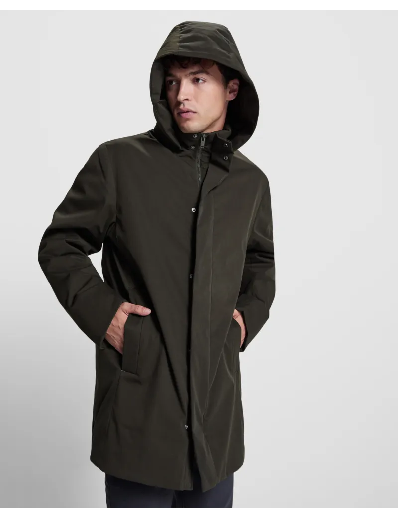 Parka acolchada 3/4 DOME impermeable con capucha extraíble personalizado de  imagen 14