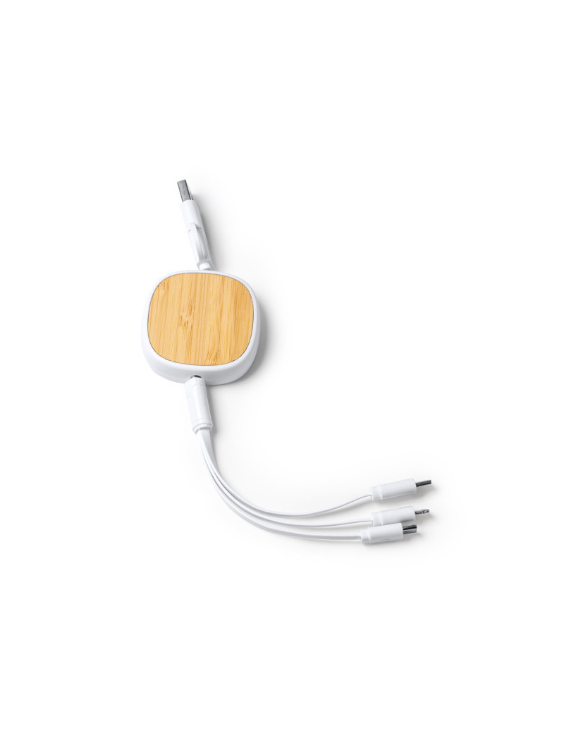 Cable cargador LENS personalizado de Stamina imagen 1