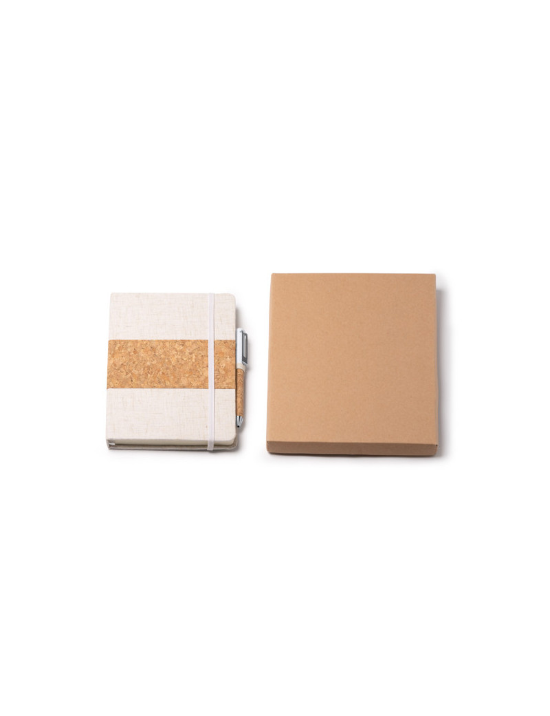 Set libreta A5 y bolígrafo BERET personalizado de Stamina imagen 1