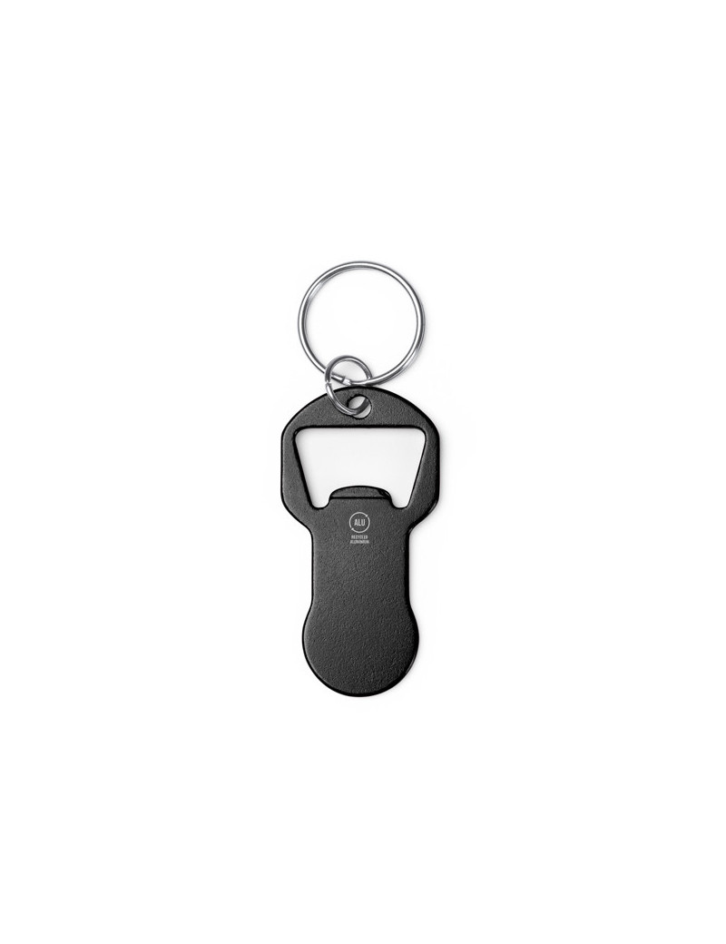 Llavero Abridor TAGAN Personalizado – Aluminio Reciclado con Moneda para Carro y Amplia Zona de Marcaje personalizado de Stamina