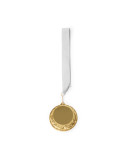 Medalla metálica DRESEL con cinta y mosquetón personalizado de Stamina imagen 4
