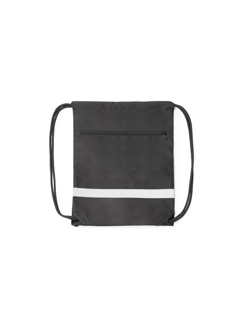 Mochila de cuerdas LUCIO en RPET 300D con banda reflectante personalizado de Stamina imagen 4