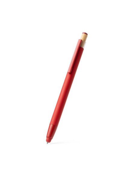 Bolígrafo KEAN de aluminio reciclado con pulsador de bambú Stamina personalizado de Stamina imagen 10