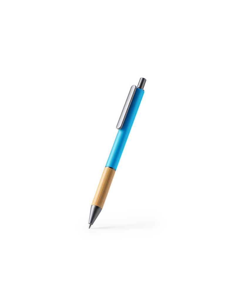Bolígrafo metálico PENTA mate con bambú personalizado láser personalizado de Stamina imagen 8