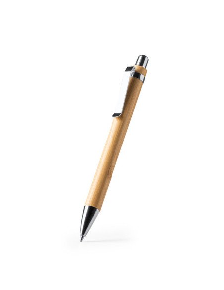Bolígrafo de bambú DAVOS personalizado de Stamina imagen 2