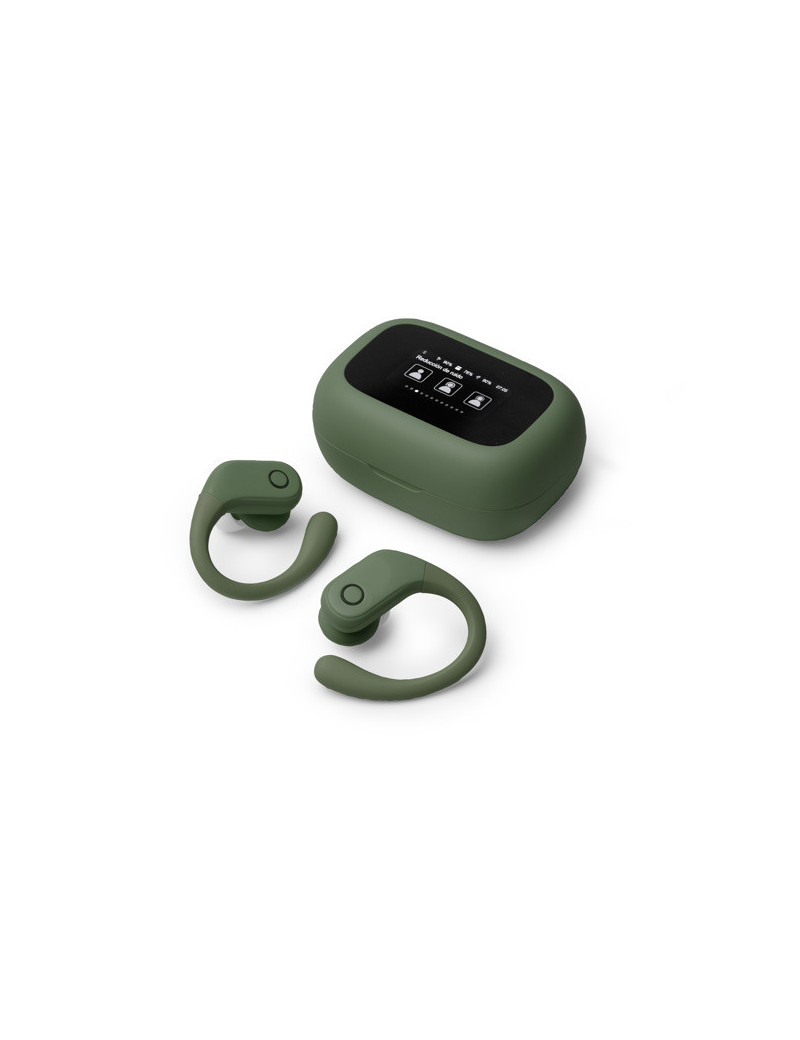 Auriculares inalámbricos SANDES con estuche de carga táctil IPX6 personalizado de Stamina imagen 11