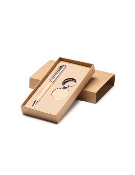 Set de bolígrafo y llavero SET PAULOV personalizado de Stamina imagen 2