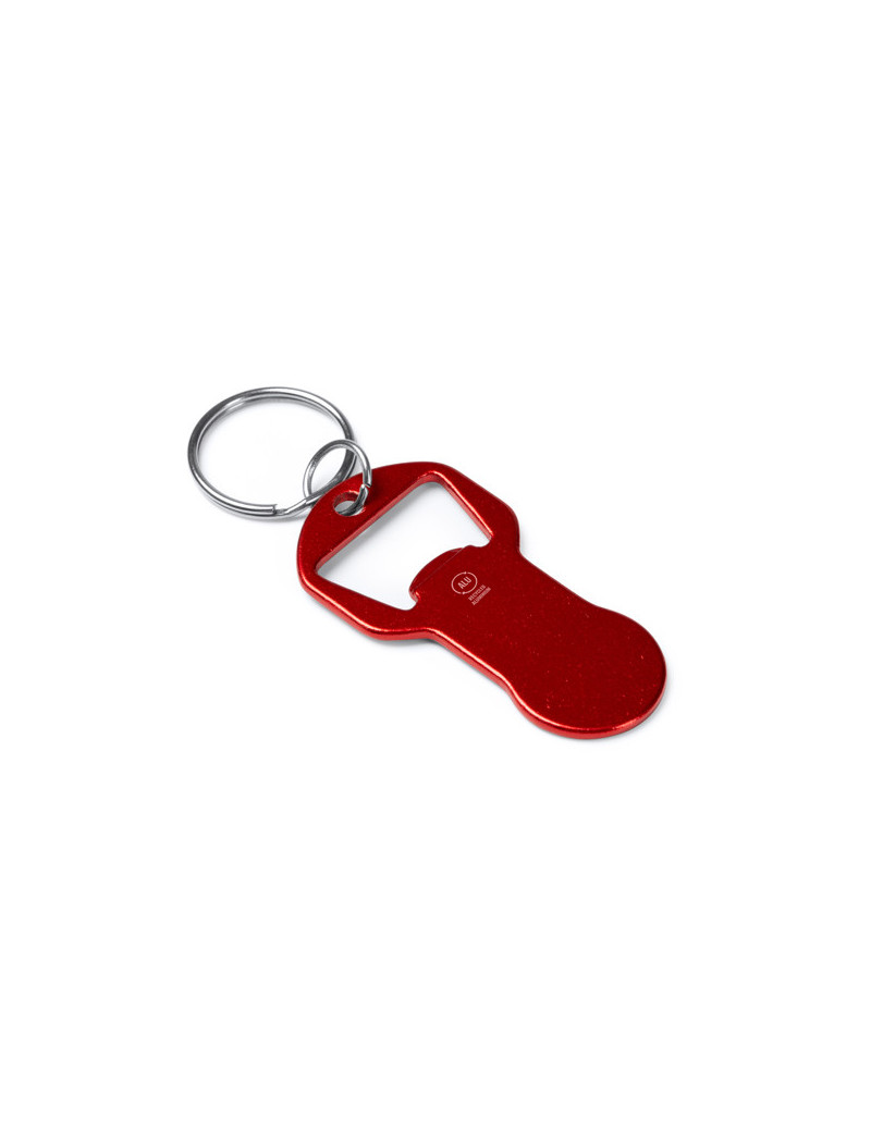 Llavero Abridor TAGAN Personalizado – Aluminio Reciclado con Moneda para Carro y Amplia Zona de Marcaje personalizado de Stamina