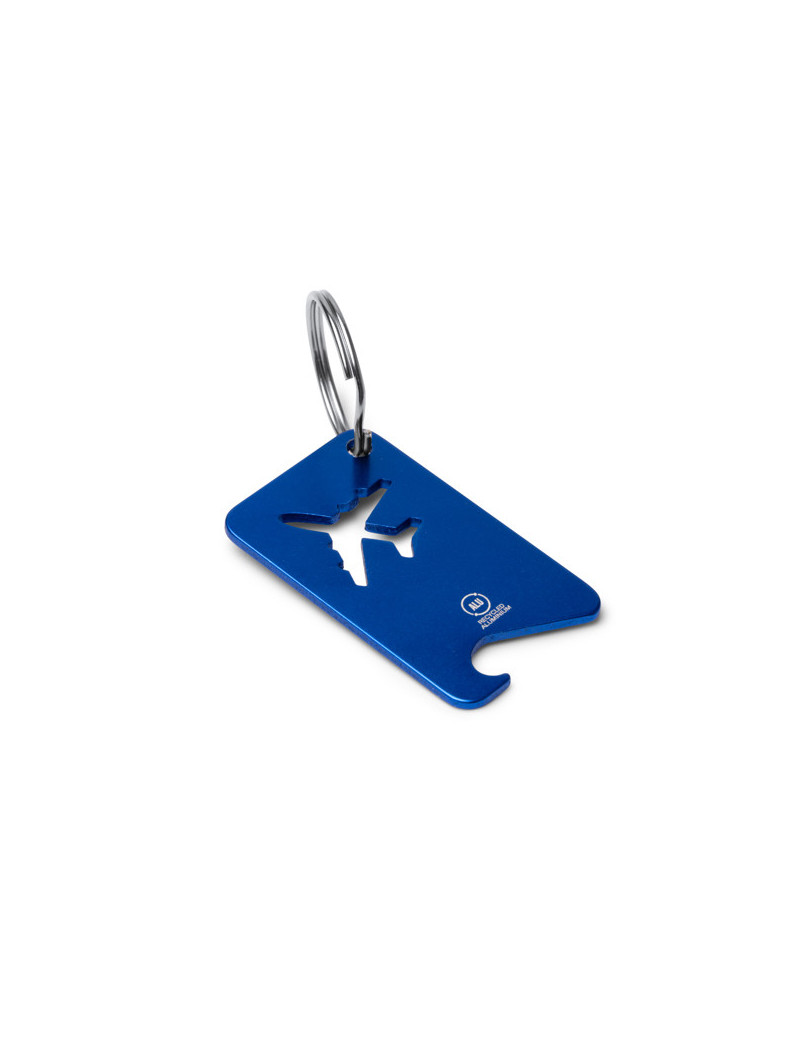 Llavero abridor FLAPIK de aluminio reciclado con forma de avión personalizado de Stamina imagen 11