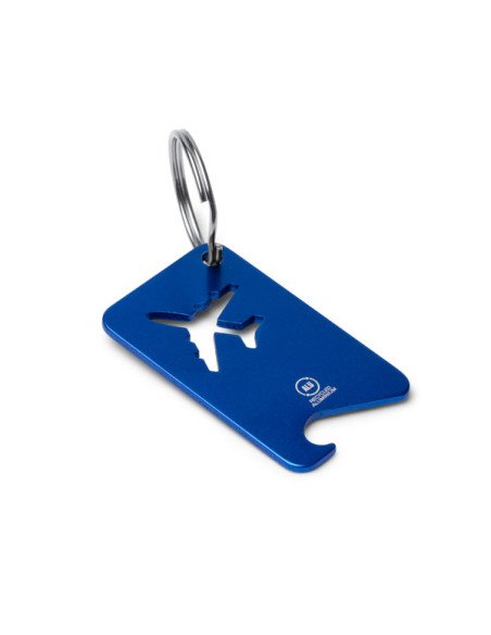 Llavero abridor FLAPIK de aluminio reciclado con forma de avión personalizado de Stamina imagen 11
