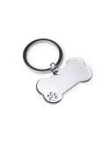 Llavero CHOP de metal con forma de hueso y huella personalizado de Stamina imagen 6