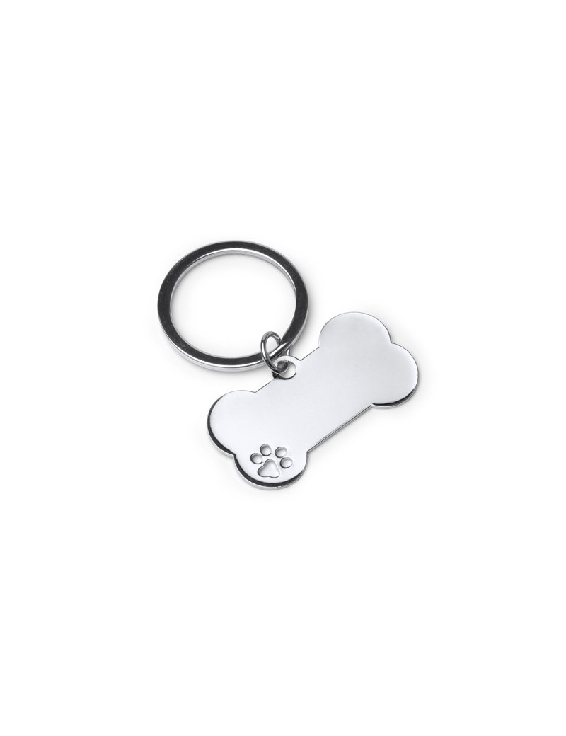 Llavero CHOP de metal con forma de hueso y huella personalizado de Stamina imagen 6