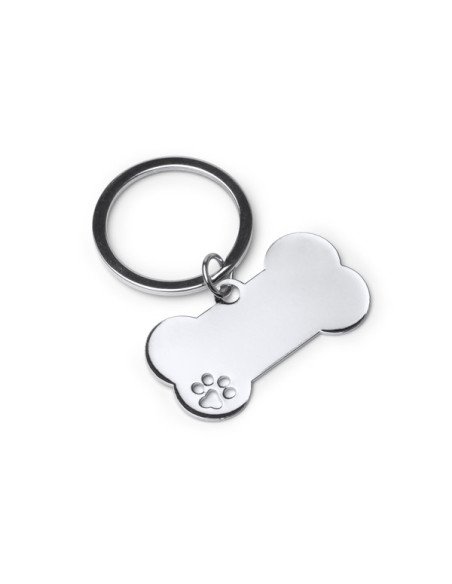 Llavero CHOP de metal con forma de hueso y huella personalizado de Stamina imagen 6