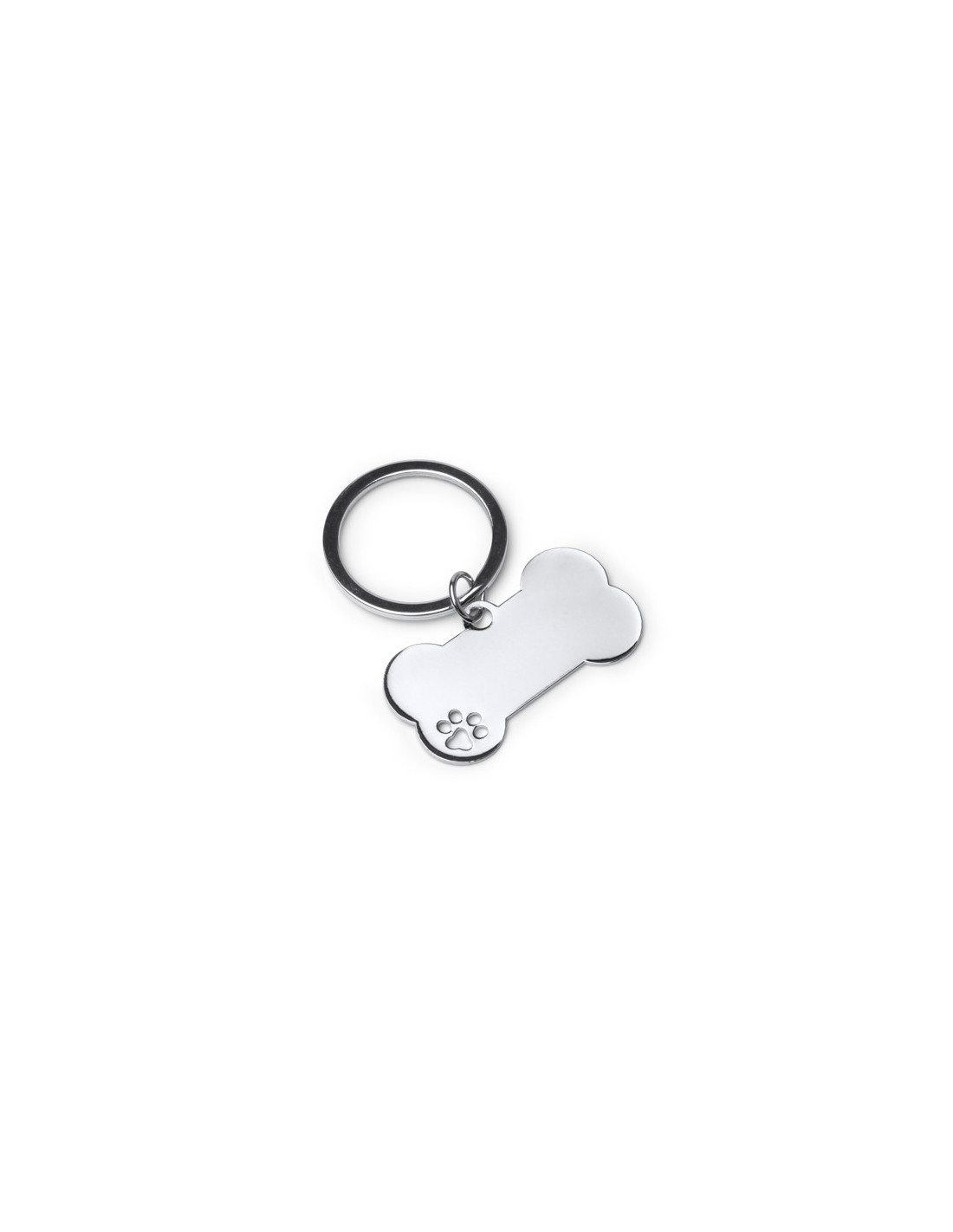 Llavero CHOP de metal con forma de hueso y huella personalizado de Stamina imagen 6