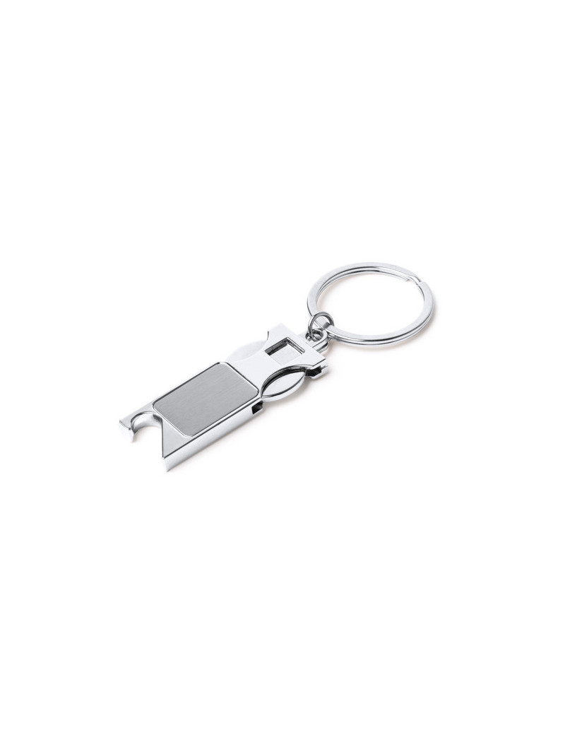 Llavero metálico LIBOK con moneda para carro y abridor personalizado de Stamina imagen 6