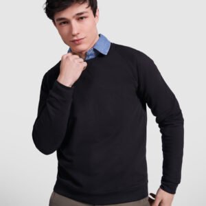 Sudadera ANNAPURNA con cuello redondo y costuras remalladas cruzadas