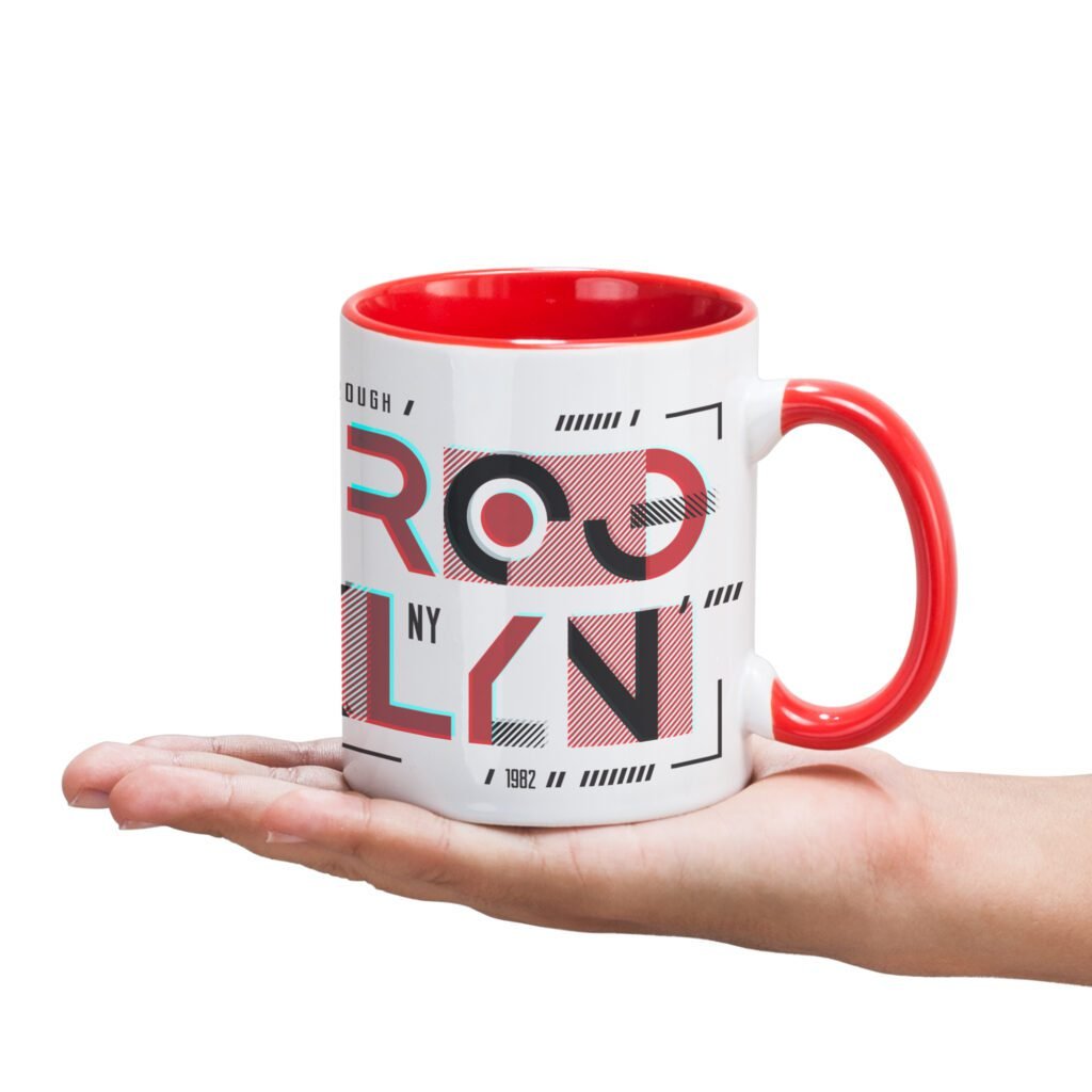 Presentación de la Taza MANGO en caja blanca para regalo.