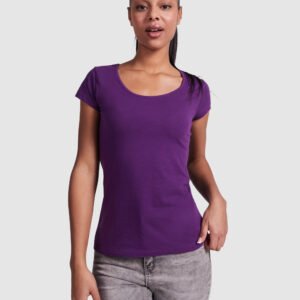 Camiseta GUADALUPE de algodón 100% con escote redondo