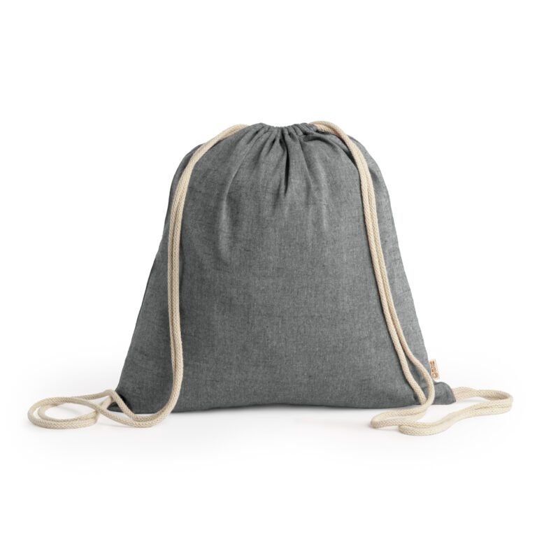 Mochila BRESCIA fabricada en algodón reciclado con acabado jaspeado