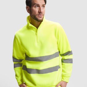 Sudadera SPICA con puños y bajo en punto canalé para mejor ajuste