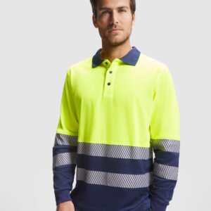 Polo Técnico ATRIO LS con mezcla de algodón y poliéster para mayor resistencia