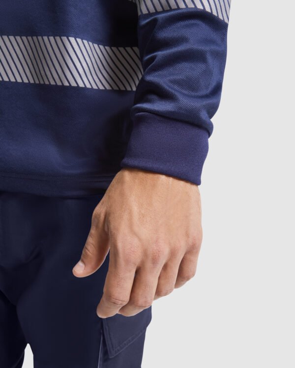 Polo Técnico ATRIO LS con cuello en punto canalé 1x1 para mejor ajuste
