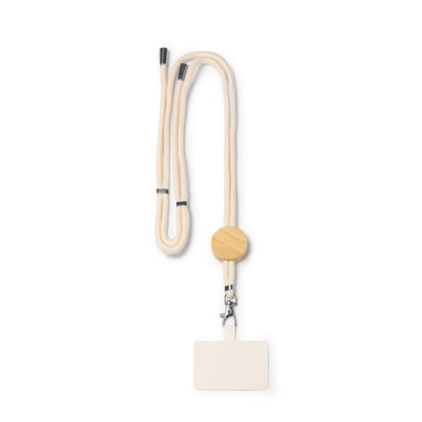 Lanyard NIBIS ideal para sujetar móviles con comodidad y estilo.