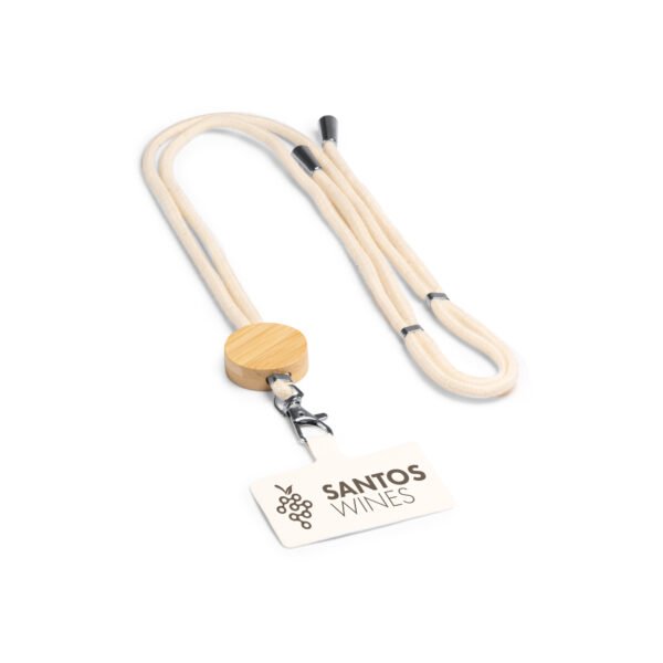 Lanyard promocional NIBIS personalizado para campañas corporativas.