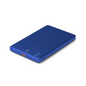 Batería externa 5000 Terium, ideal como regalo promocional tecnológico en ferias.