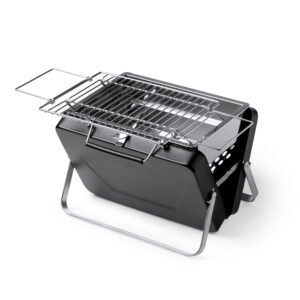 Barbacoa portátil RULOT de acero inoxidable en formato maletín.