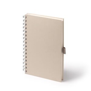 Libreta A5 RANIC fabricada en cartón reciclado con diseño sostenible.