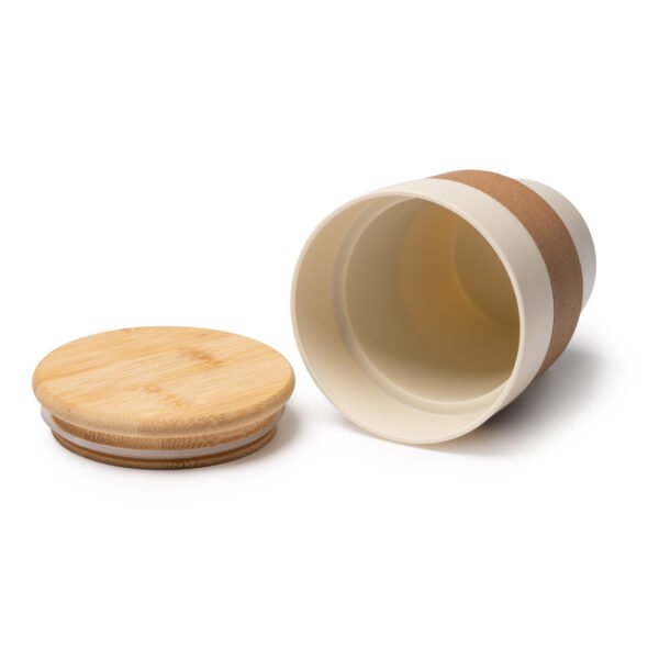 Detalle de la tapa personalizable del Vaso Sostenible