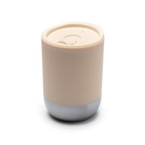 Vaso LINDE de PP reciclado con base de acero inoxidable y doble pared