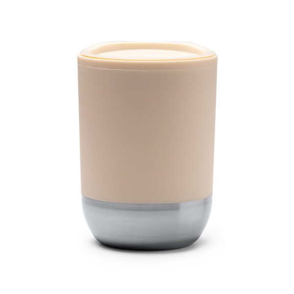 Vaso LINDE de PP reciclado con base de acero inoxidable y doble pared