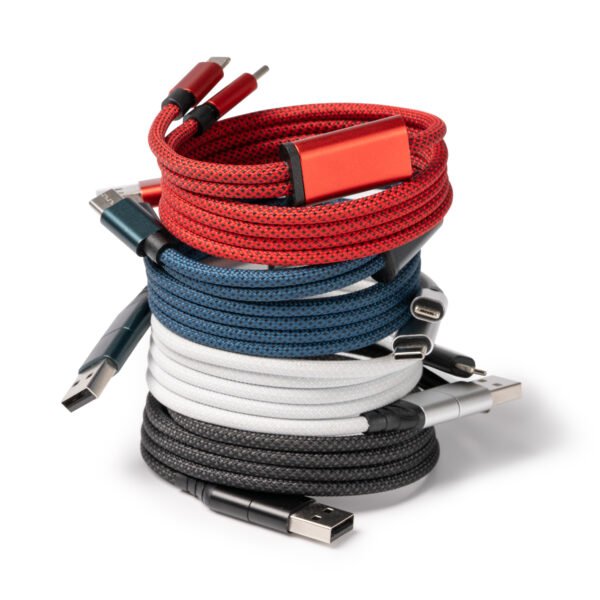 Cable ELON de 125 cm de longitud, ideal para conectividad universal.