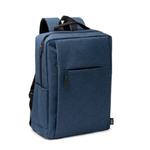 Mochila BRUSON fabricada en 600D RPET con diseño jaspeado.