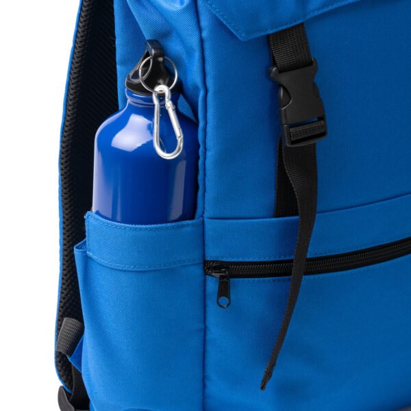 Bolsillos exteriores y laterales de la mochila SOLAP.