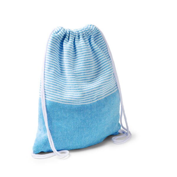 Mochila Pareo MADEIRA en algodón reciclado transformable en mochila de cuerdas