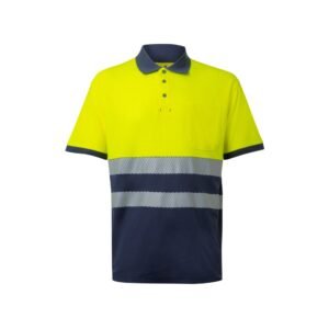 Polo de piqué bicolor VL ACHELOUS Velilla