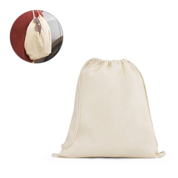 Bolsa tipo mochila DAHAB 100% algodón (140 g/m²) sostenible