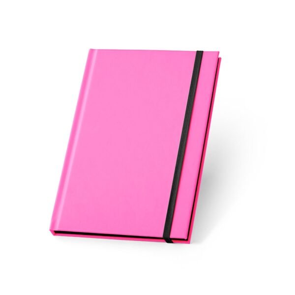 WATTERS. Cuaderno A5 en PU fluorescente con páginas rayadas