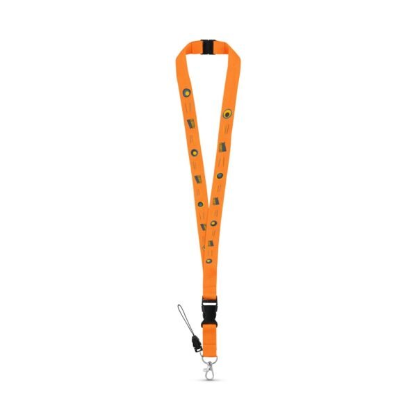 MURRAY. Lanyard de poliéster con mosquetón metálico - Imagen 2