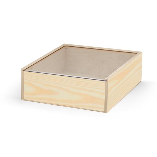 BOXIE CLEAR L. Caja de madera L