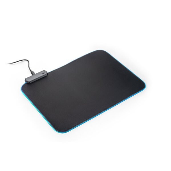 THORNE MOUSEPAD RGB. Alfombrilla de ratón gaming con luces LED RGB, fabricada en poliéster