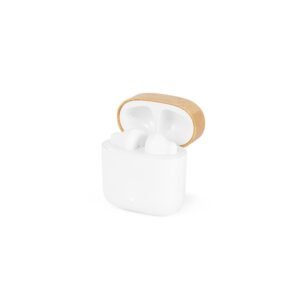 COBAIN. Auriculares inalámbricos con 5h de autonomía en ABS reciclado (100% rABS) y bambú