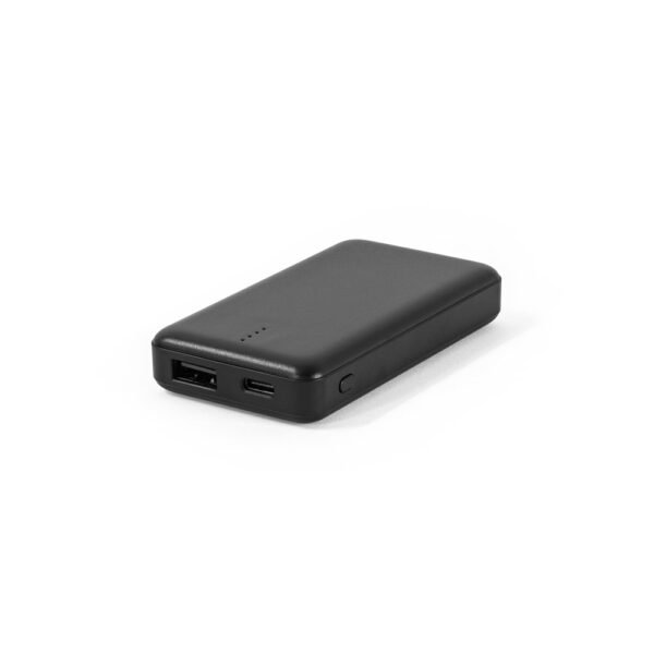 SHERYL. Batería externa de 4'000 mAh en ABS reciclado (100% rABS)