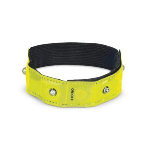 VISIBLE. Brazalete reflectante con 4 LED rojos