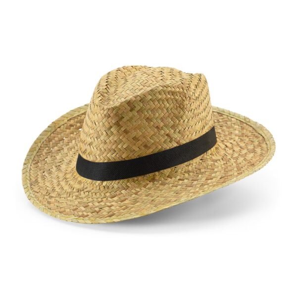 JEAN POLI. Sombrero de paja natural