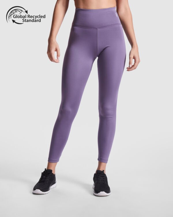 Legging Deportivo BURU en poliéster reciclado con cintura ancha.